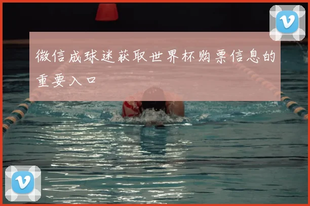 微信成球迷获取世界杯购票信息的重要入口